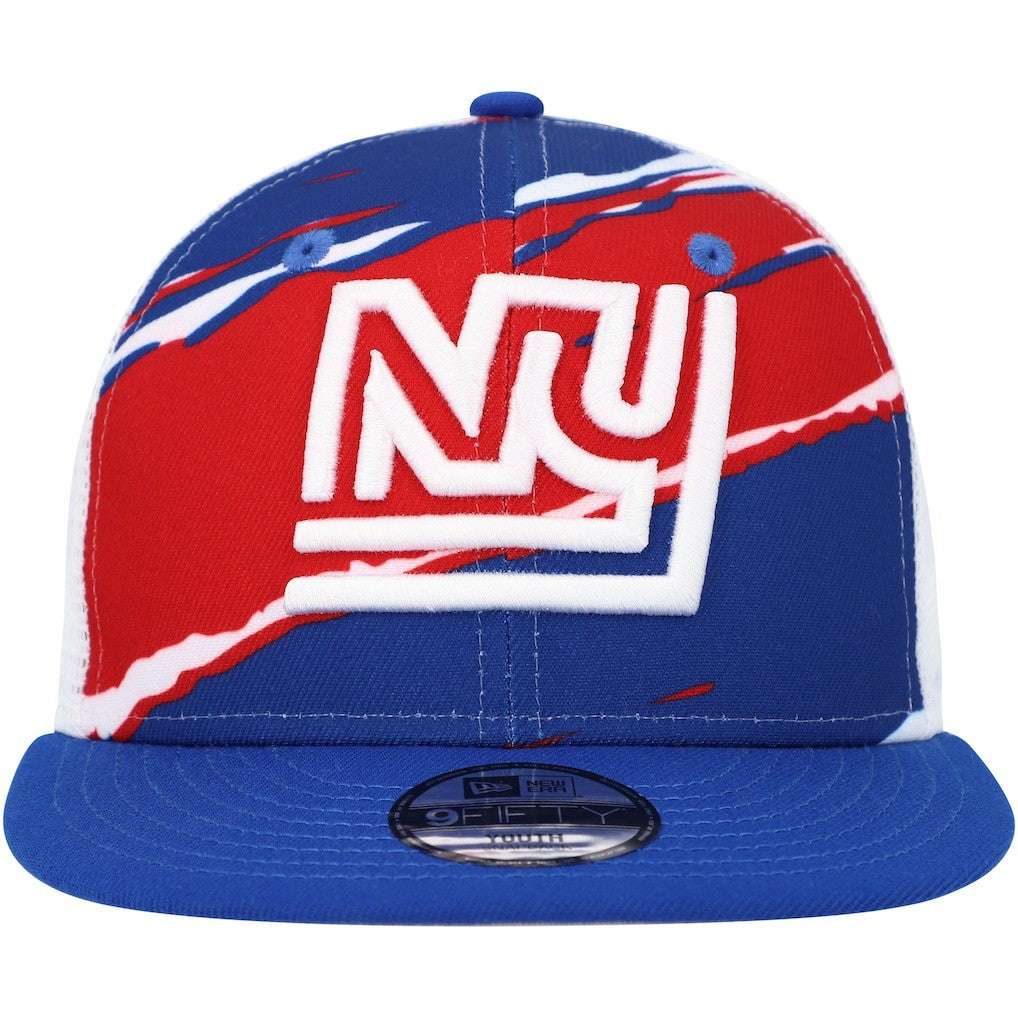 New York Giants New Era Youth Tear 9FIFTY Snapback Hat - Royal Hats