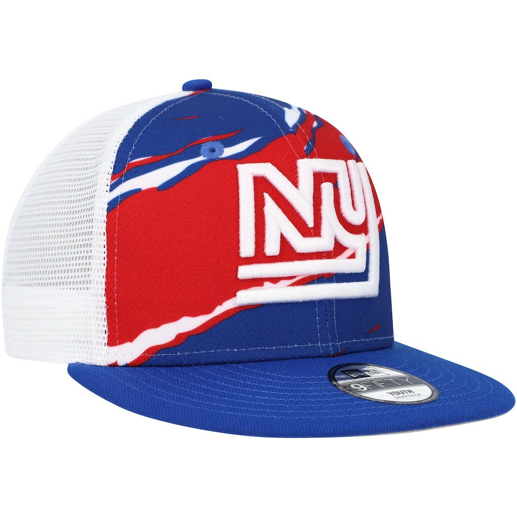 New York Giants New Era Youth Tear 9FIFTY Snapback Hat - Royal Hats