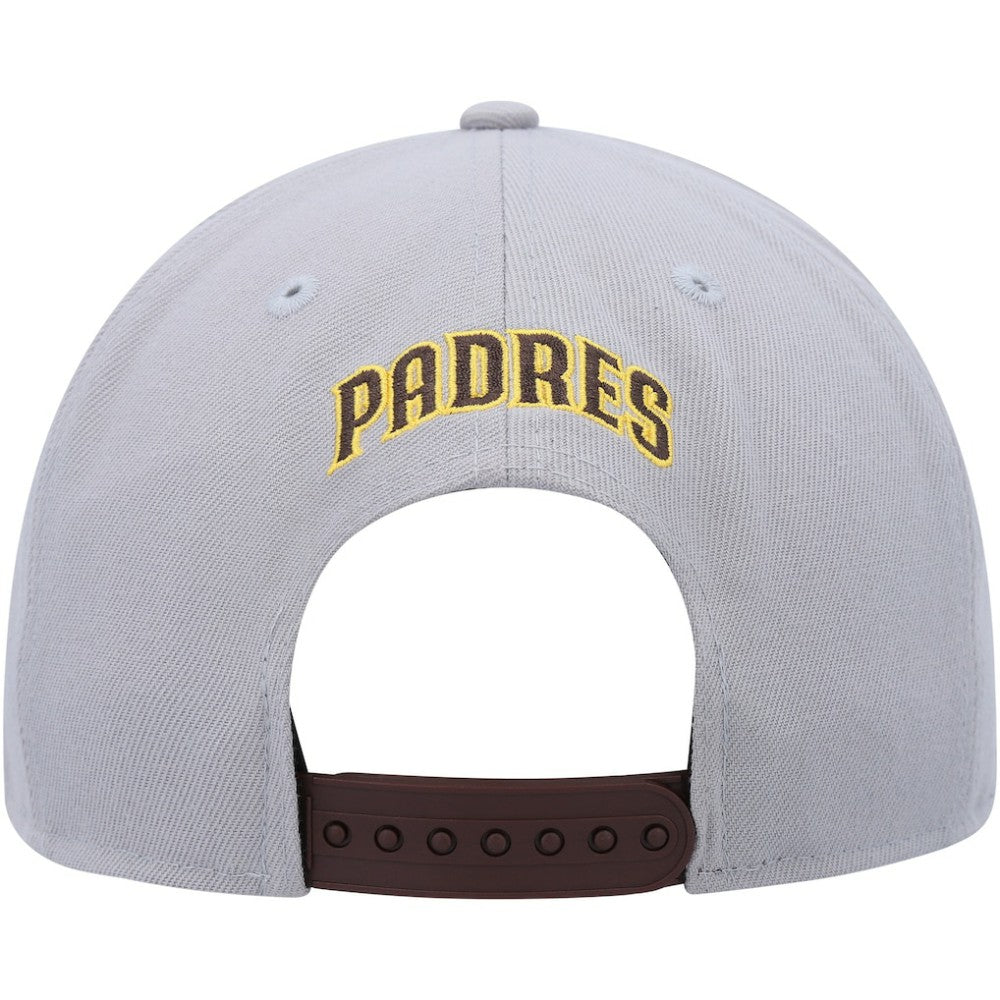 San Diego Padres New Era Band 9FIFTY Snapback Hat - Gray/Brown Hats