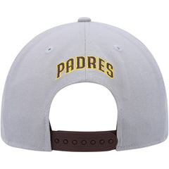 San Diego Padres New Era Band 9FIFTY Snapback Hat - Gray/Brown Hats