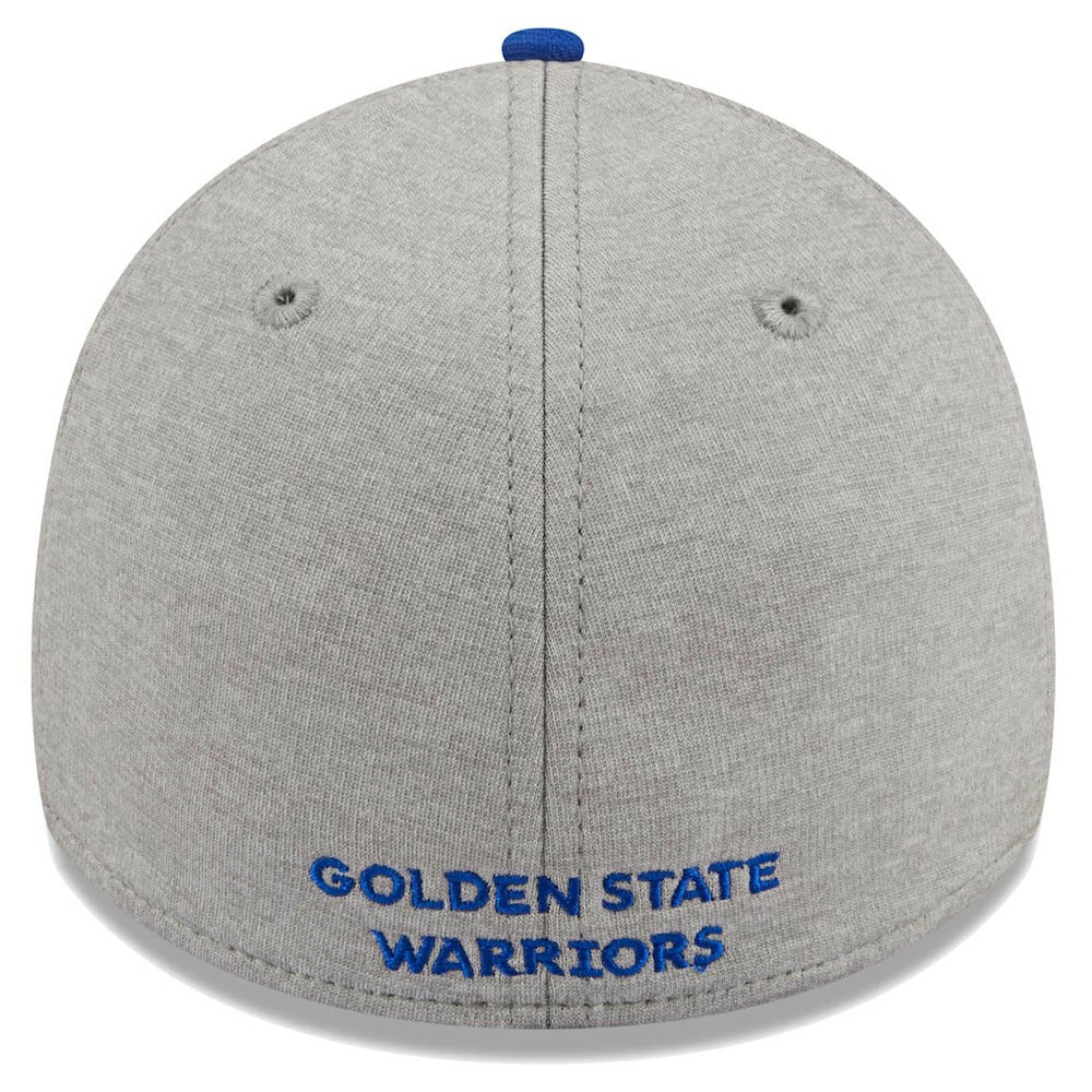 Golden State Warriors Striped 39THIRTY Flex Hat Gray/Royal - New Era