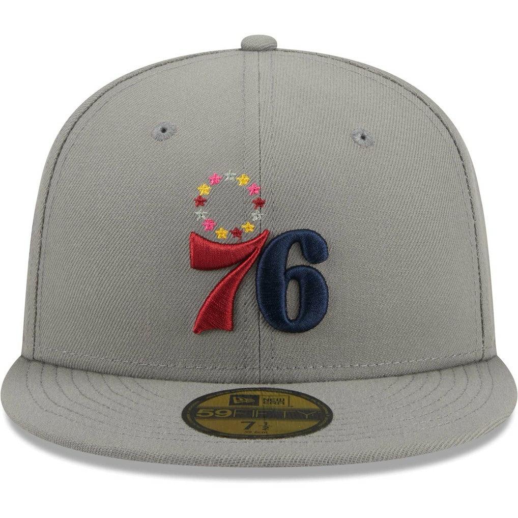 Philadelphia 76ers Color Pack 59FIFTY Fitted Hat Gray - New Era