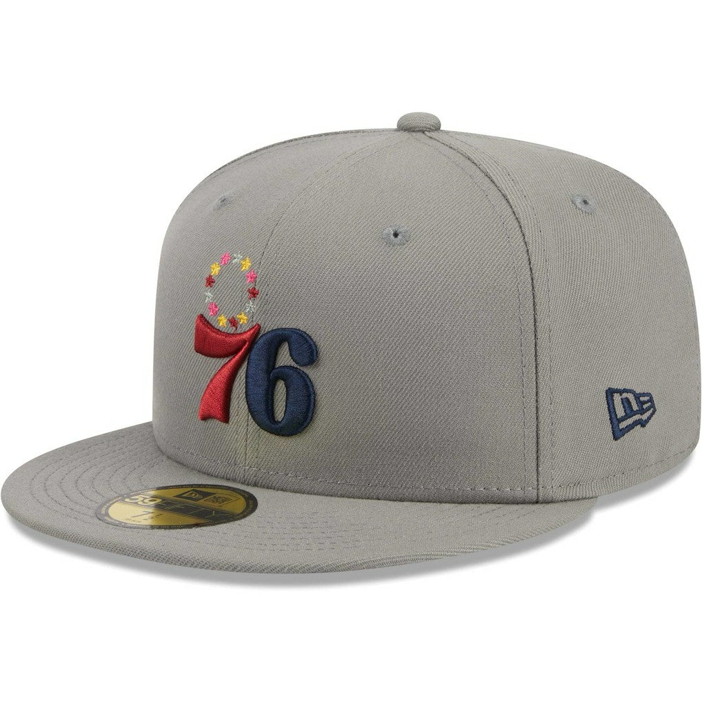 Philadelphia 76ers Color Pack 59FIFTY Fitted Hat Gray - New Era