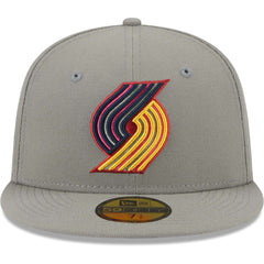 Portland Trail Blazers Color Pack 59FIFTY Fitted Hat Gray - New Era