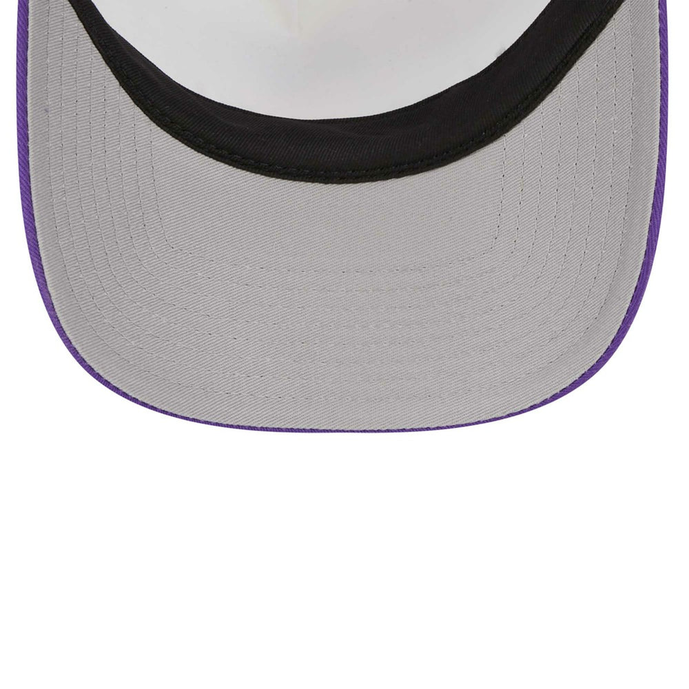 Los Angeles Lakers Lift Pass Foam Front Trucker 9FORTY Adjustable Hat White - New Era