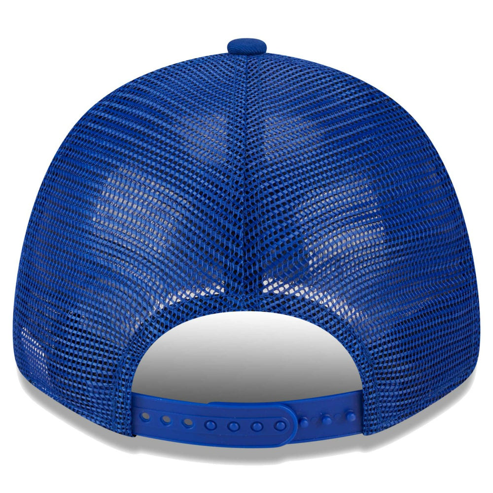 Golden State Warriors Plate Oversized Patch Trucker 9FORTY Adjustable Hat Royal - New Era outlet