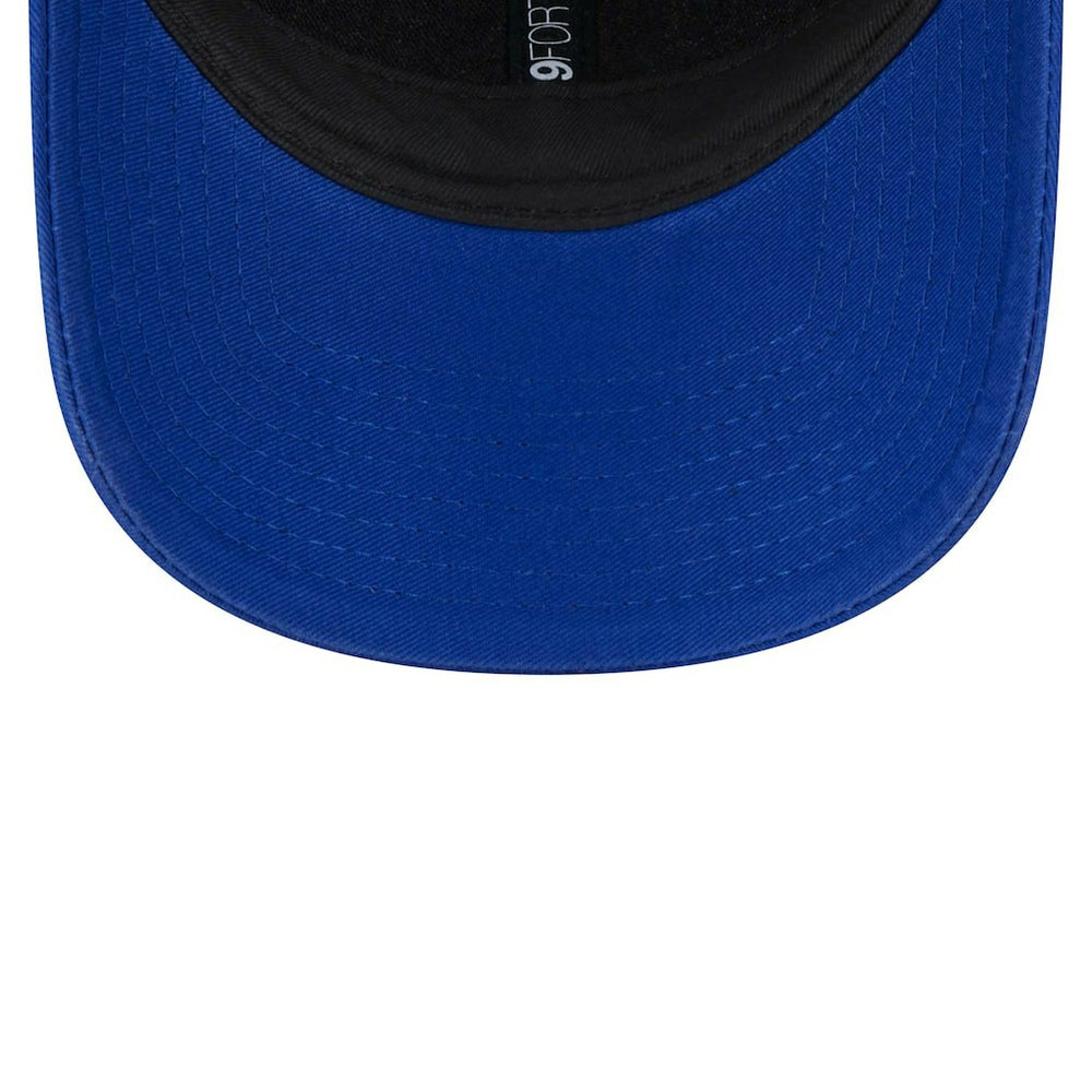 Philadelphia 76ers Plate Oversized Patch Trucker 9FORTY Adjustable Hat Royal - New Era