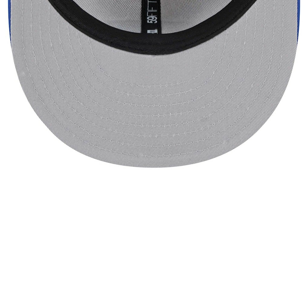 Golden State Warriors Throwback Satin 59FIFTY Fitted Hat White - New Era