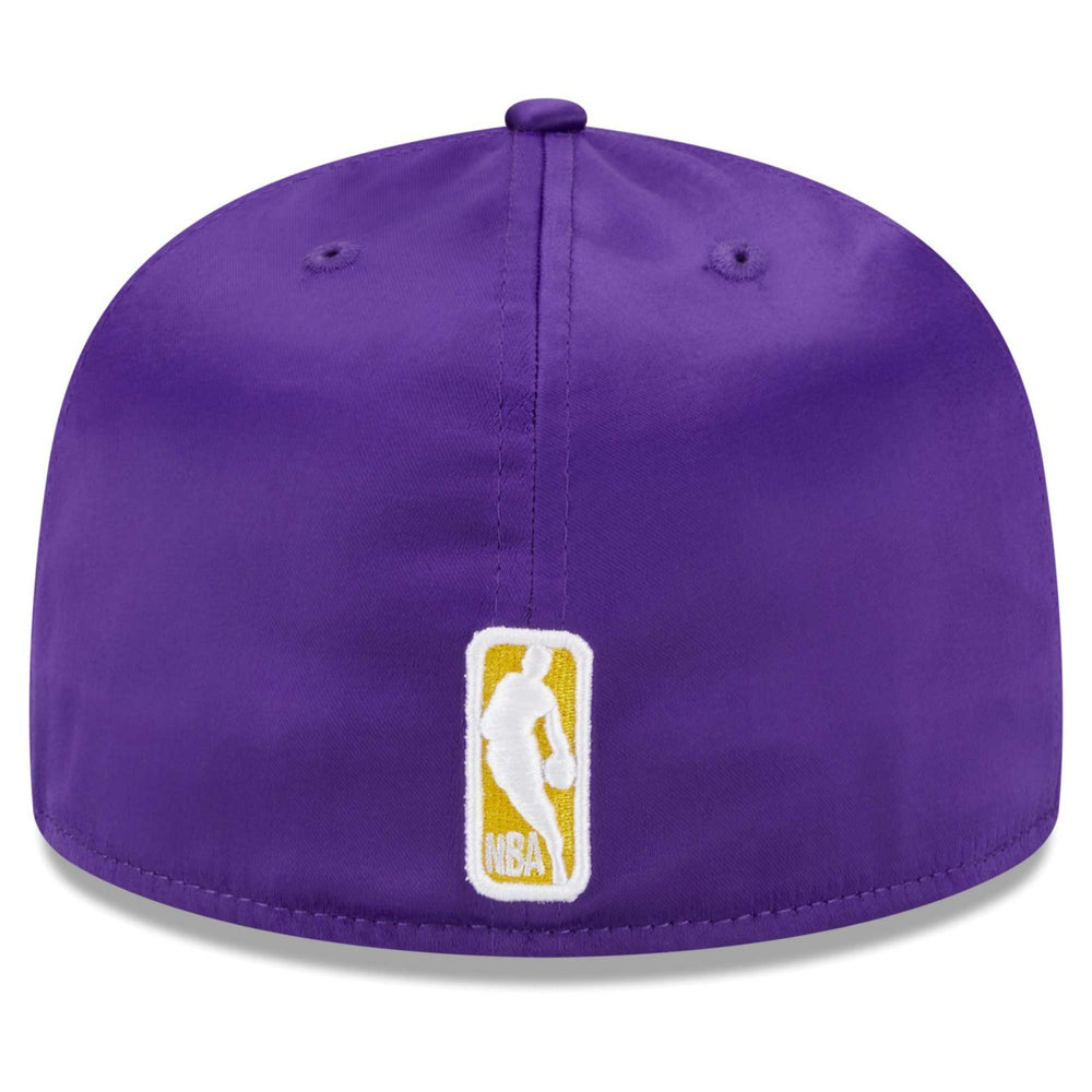 Los Angeles Lakers Throwback Satin 59FIFTY Fitted Hat White - New Era