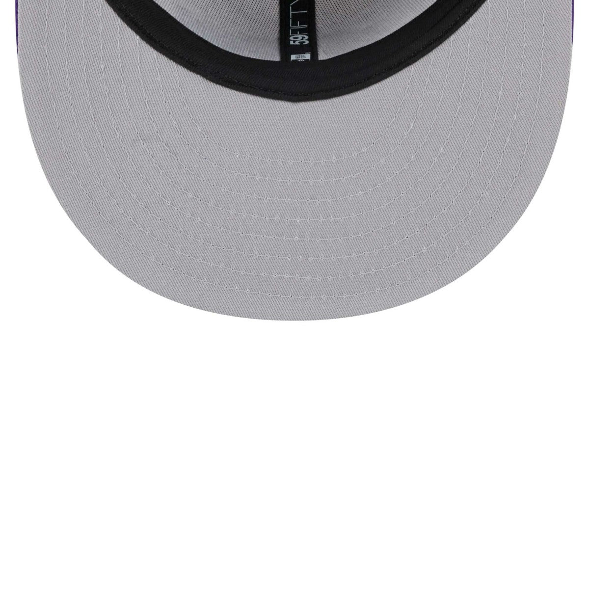 Los Angeles Lakers Throwback Satin 59FIFTY Fitted Hat White - New Era