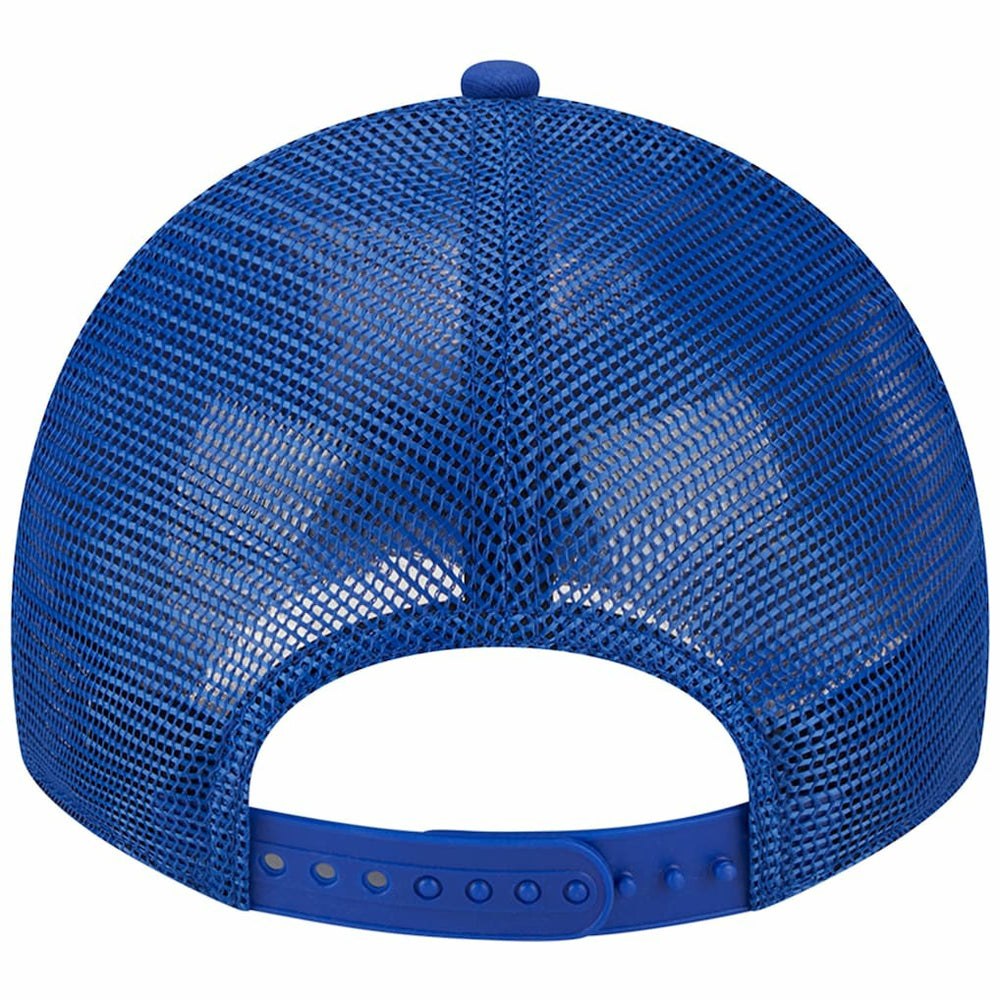 Philadelphia 76ers Distinct Side Patch Trucker 9TWENTY Adjustable Hat Royal - New Era