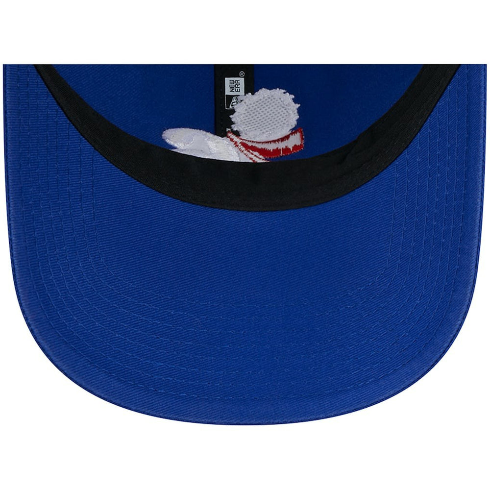 Philadelphia 76ers Distinct Side Patch Trucker 9TWENTY Adjustable Hat Royal - New Era