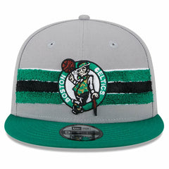 Boston Celtics Chenille Band 9FIFTY Snapback Hat Gray - New Era
