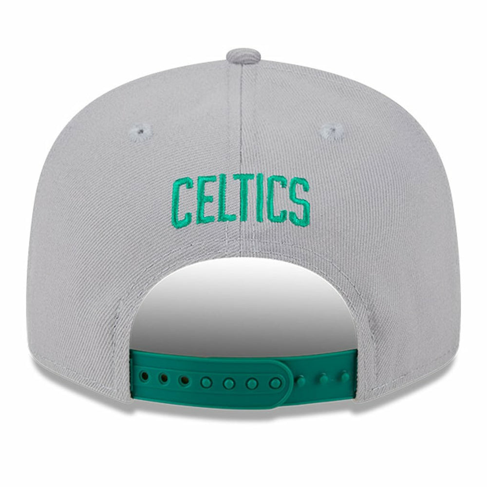 Boston Celtics Chenille Band 9FIFTY Snapback Hat Gray - New Era