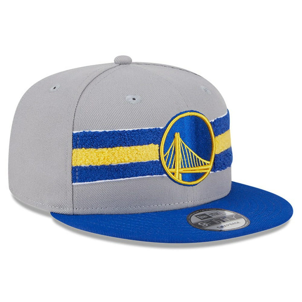 Golden State Warriors Chenille Band 9FIFTY Snapback Hat Gray - New Era