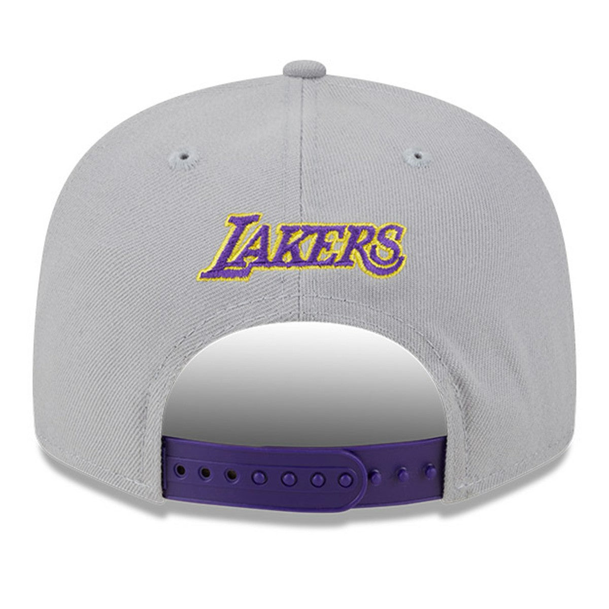 Los Angeles Lakers Chenille Band 9FIFTY Snapback Hat Gray - New Era
