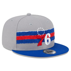 Philadelphia 76ers Chenille Band 9FIFTY Snapback Hat Gray - New Era