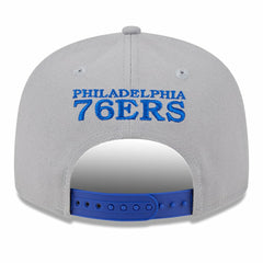 Philadelphia 76ers Chenille Band 9FIFTY Snapback Hat Gray - New Era