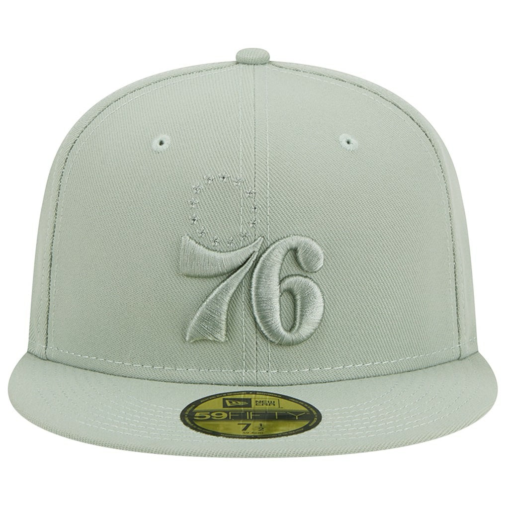 Philadelphia 76ers Sage Color Pack 59FIFTY Fitted Hat Light Green - New Era
