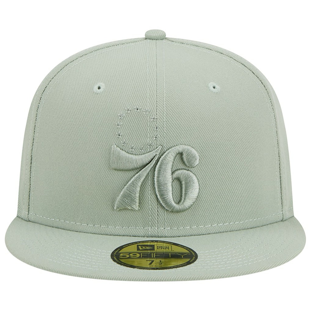 Philadelphia 76ers Sage Color Pack 59FIFTY Fitted Hat Light Green - New Era