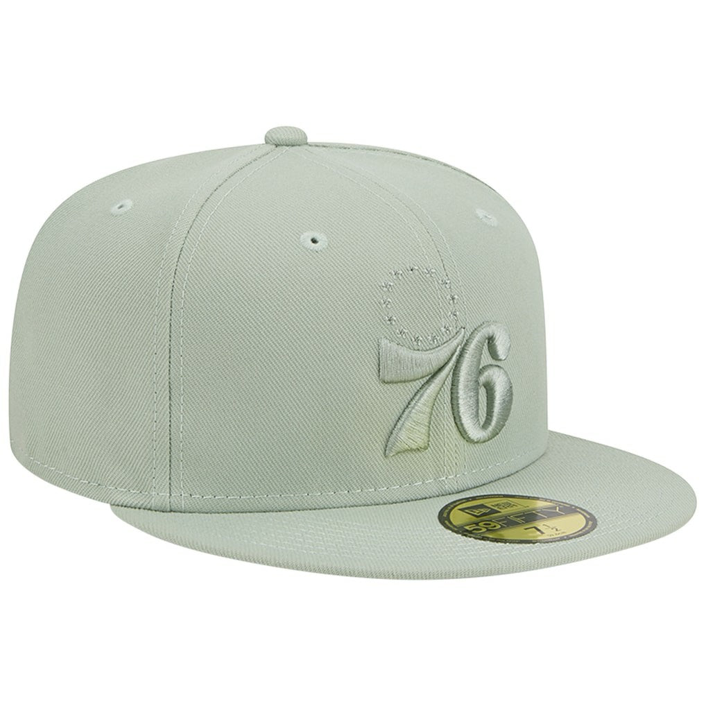 Philadelphia 76ers Sage Color Pack 59FIFTY Fitted Hat Light Green - New Era