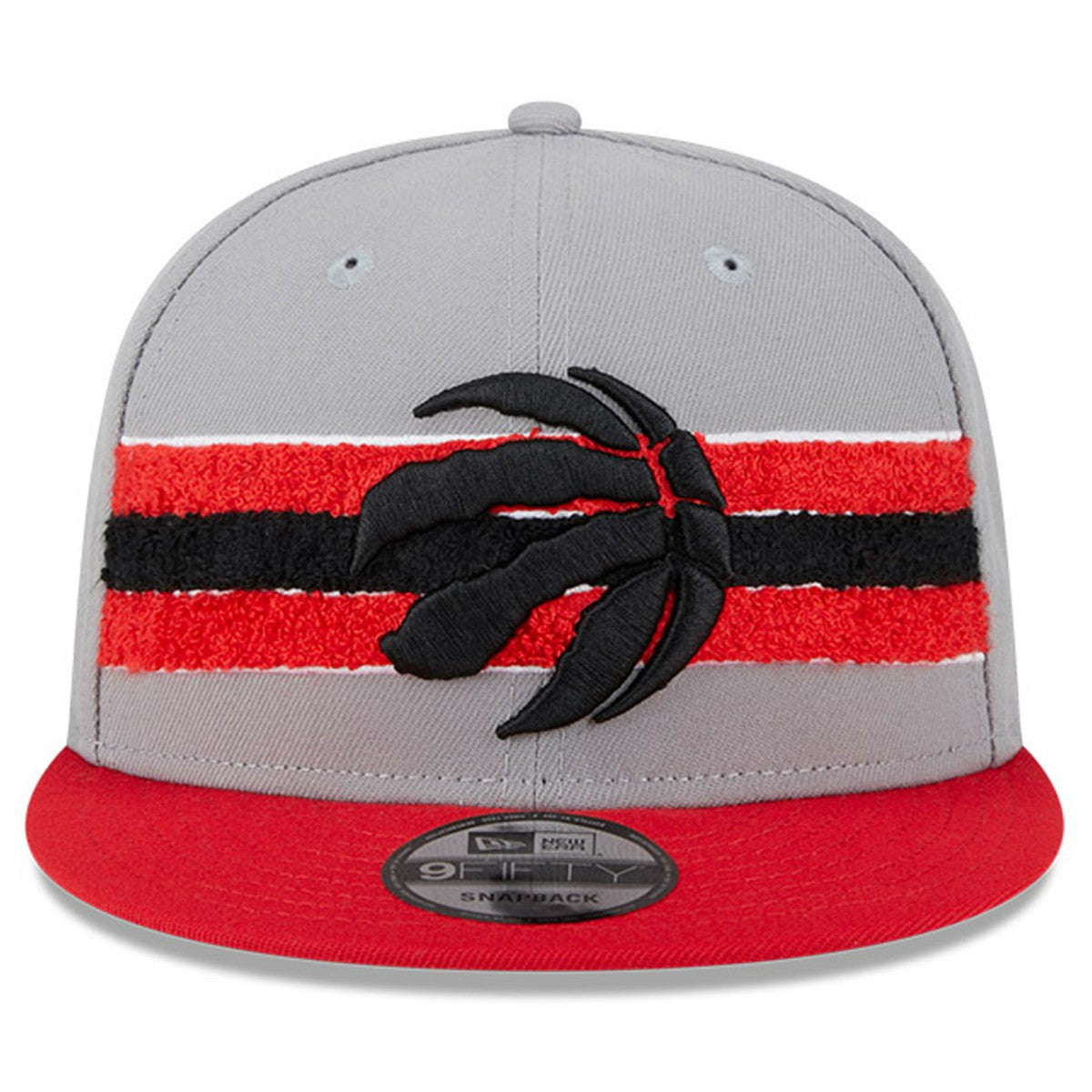 Toronto Raptors Chenille Band 9FIFTY Snapback Hat Gray - New Era
