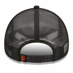 San Francisco Giants New Era Stacked A-Frame Trucker 9FORTY Adjustable Hat - White/Black Hats