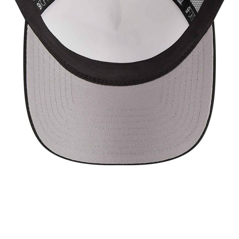 San Francisco Giants New Era Stacked A-Frame Trucker 9FORTY Adjustable Hat - White/Black Hats