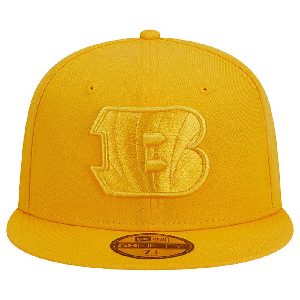 Cincinnati Bengals New Era Color Pack 59FIFTY Fitted Hat - Gold Hats