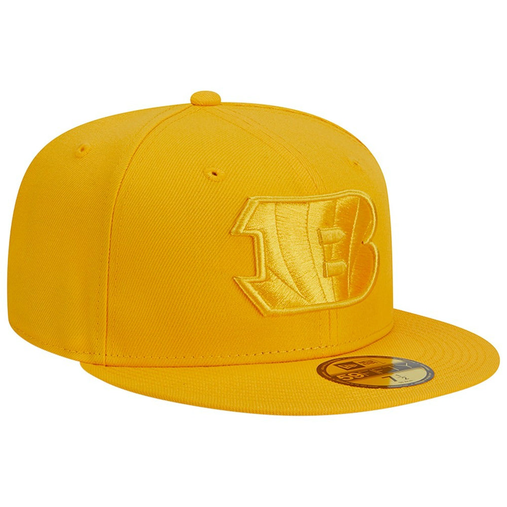 Cincinnati Bengals New Era Color Pack 59FIFTY Fitted Hat - Gold Hats