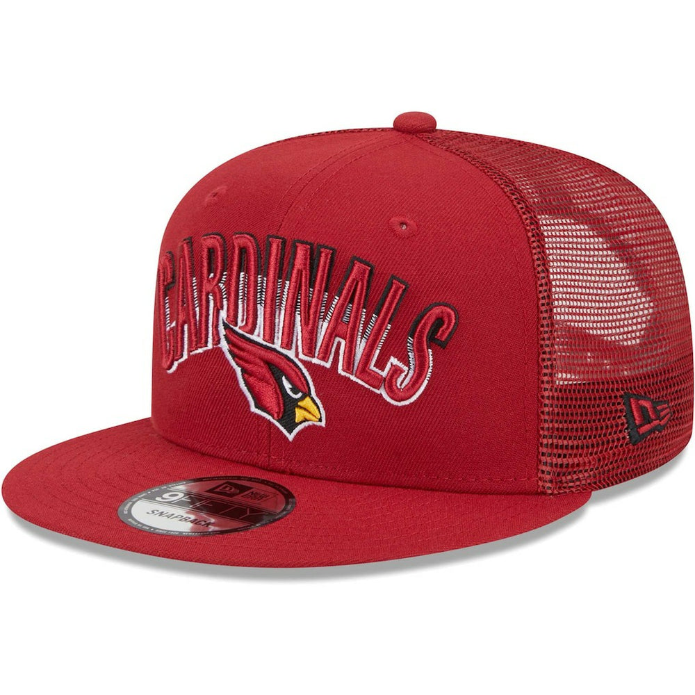 Arizona Cardinals New Era Grade Trucker 9FIFTY Snapback Hat - Cardinal Hats