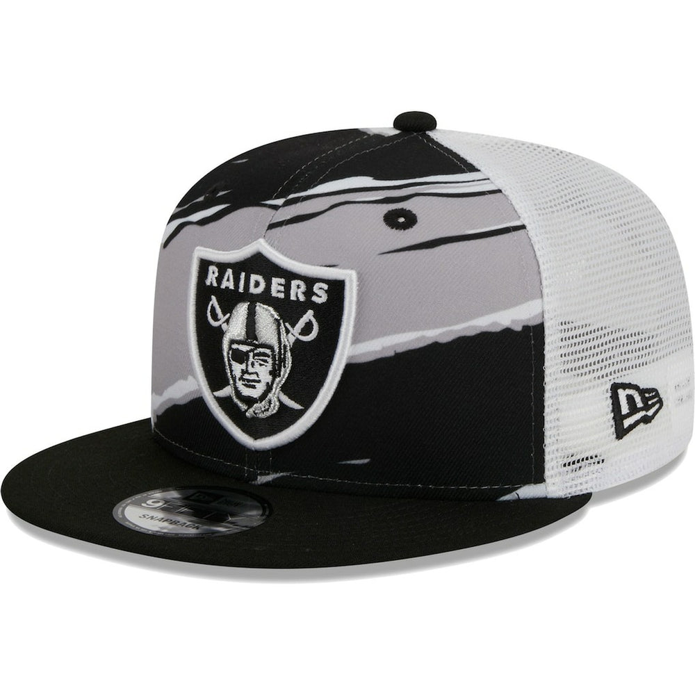 Las Vegas Raiders New Era Tear Trucker 9FIFTY Snapback Hat - Black Hats