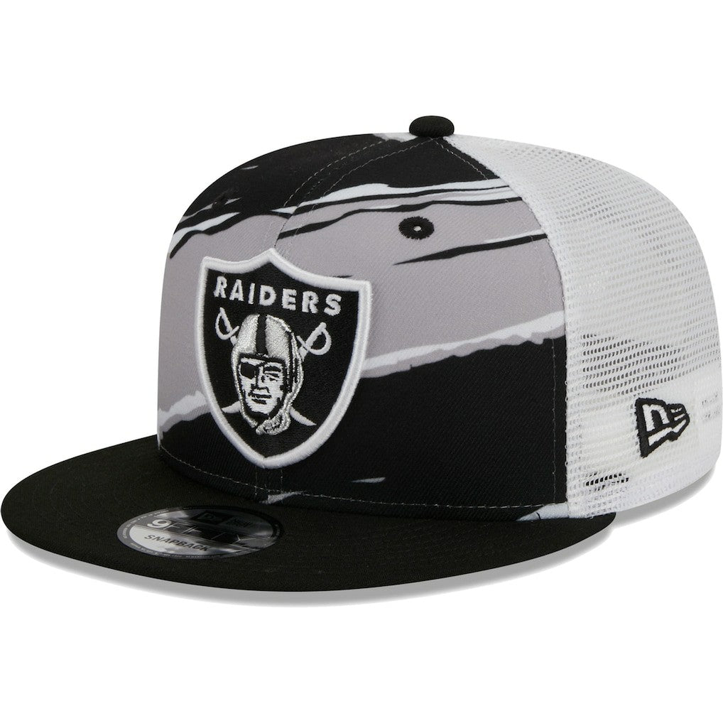 Las Vegas Raiders New Era Tear Trucker 9FIFTY Snapback Hat - Black Hats