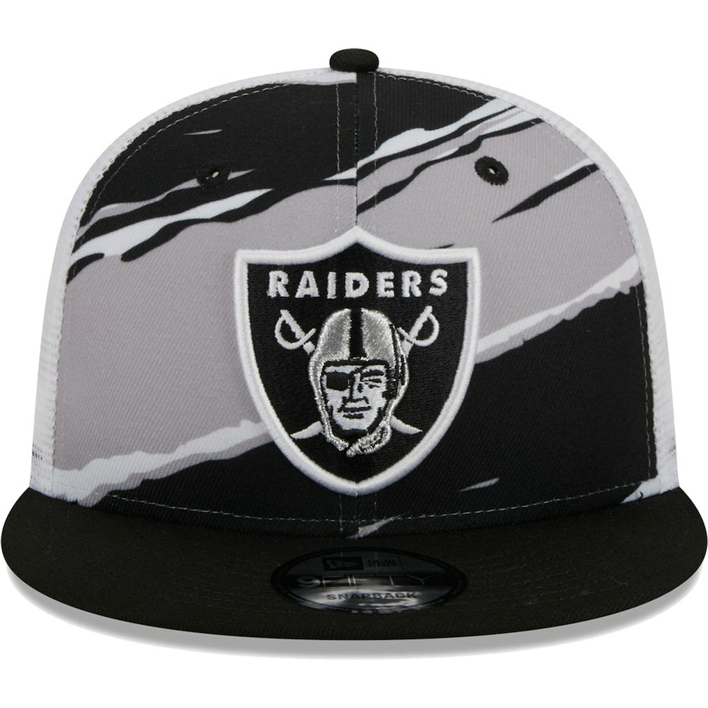 Las Vegas Raiders New Era Tear Trucker 9FIFTY Snapback Hat - Black Hats