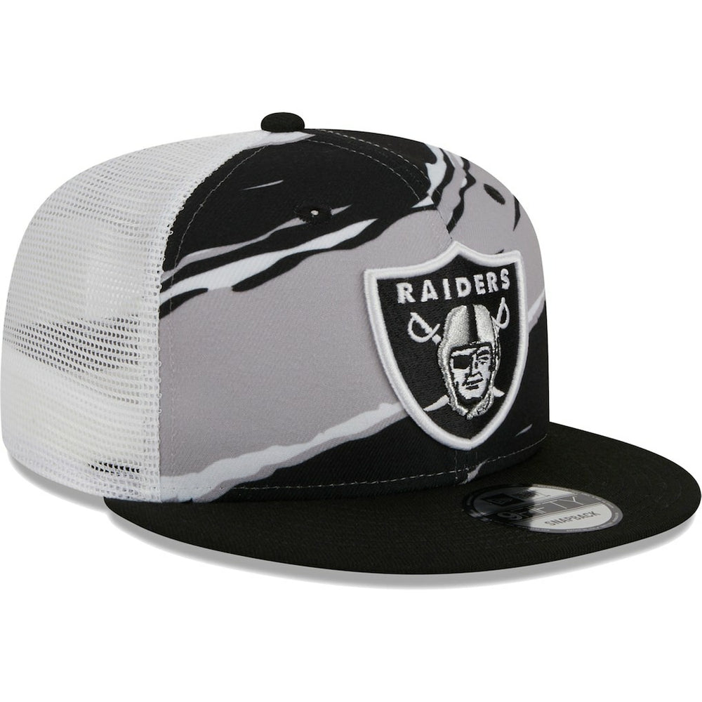 Las Vegas Raiders New Era Tear Trucker 9FIFTY Snapback Hat - Black Hats