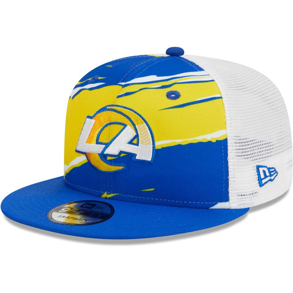 Los Angeles Rams New Era Tear Trucker 9FIFTY Snapback Hat - Royal Hats