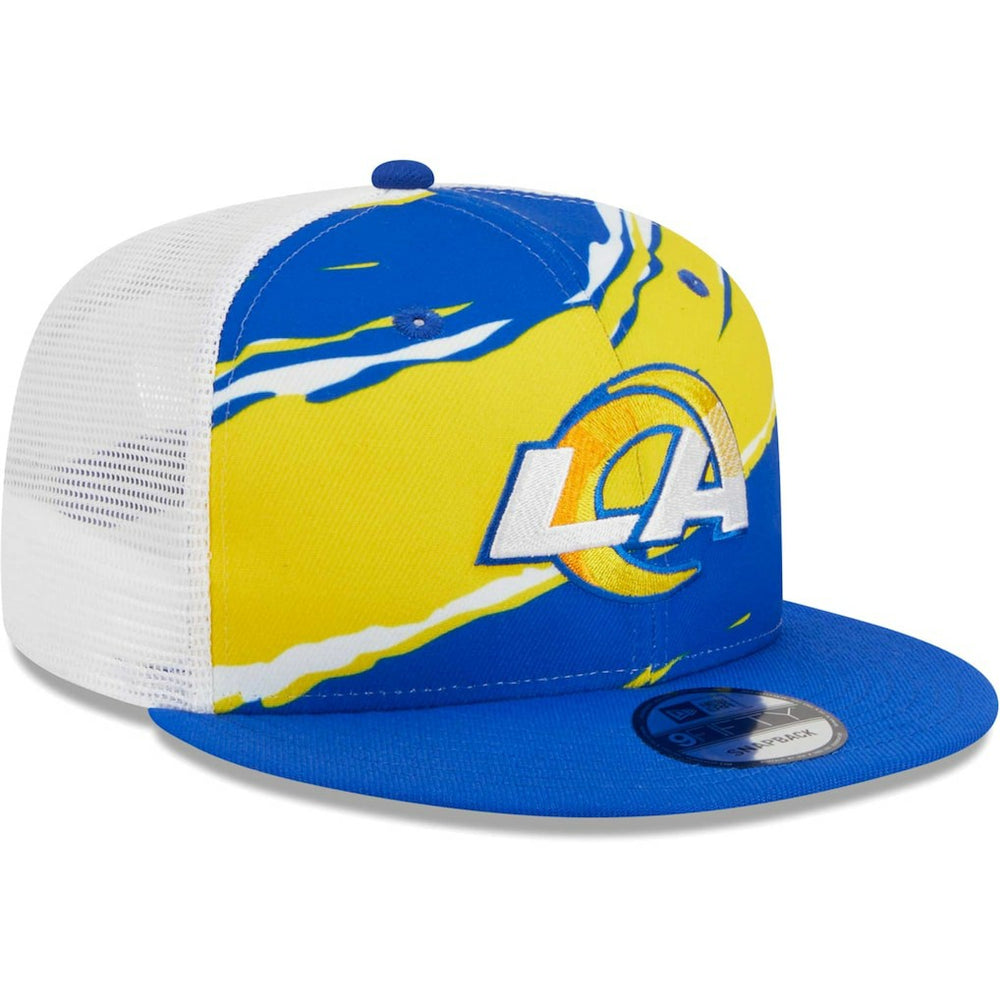Los Angeles Rams New Era Tear Trucker 9FIFTY Snapback Hat - Royal Hats