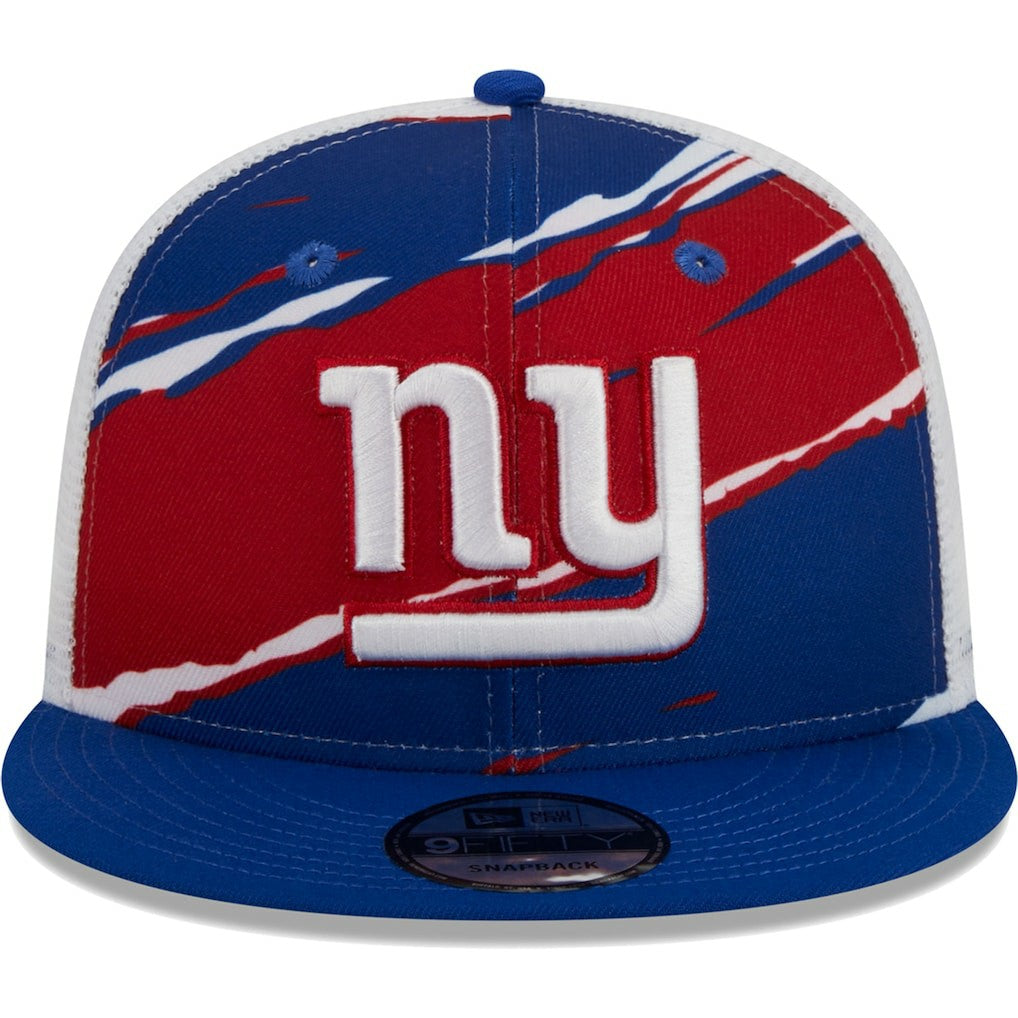 New York Giants New Era Tear Trucker 9FIFTY Snapback Hat - Royal Hats