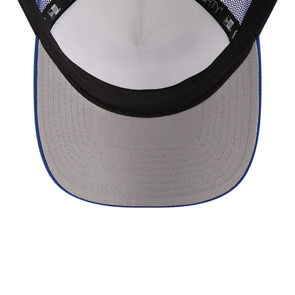Buffalo Bills New Era Stacked A-Frame Trucker 9FORTY Adjustable Hat - White/Royal Hats