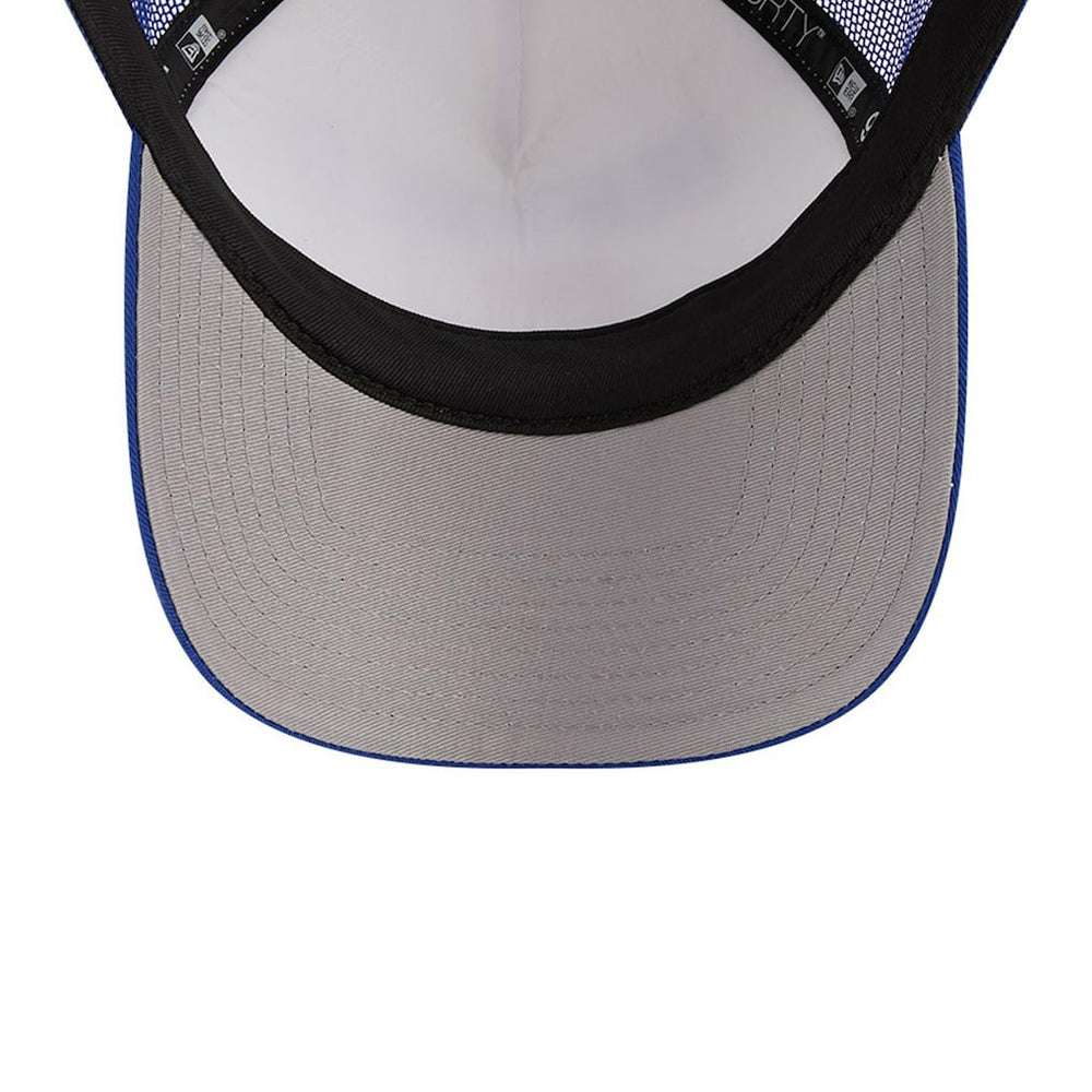 Buffalo Bills New Era Stacked A-Frame Trucker 9FORTY Adjustable Hat - White/Royal Hats