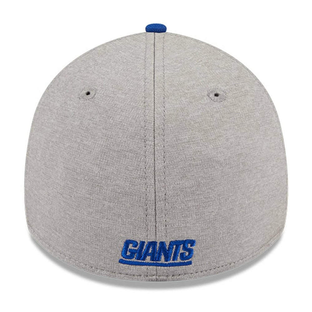 New York Giants New Era Striped 39THIRTY Flex Hat - Heather Gray/Royal Hats