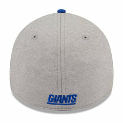 New York Giants New Era Striped 39THIRTY Flex Hat - Heather Gray/Royal Hats