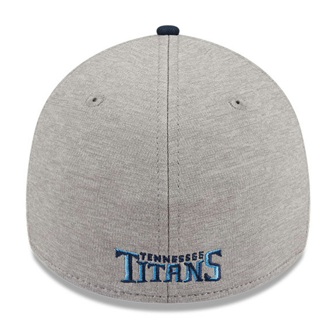 Tennessee Titans New Era Striped 39THIRTY Flex Hat - Heather Gray/Navy Hats