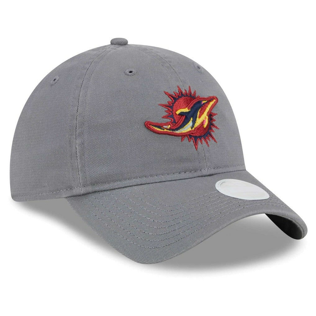 Miami Dolphins New Era Women's Color Pack Multi 9TWENTY Adjustable Hat - Gray Hats