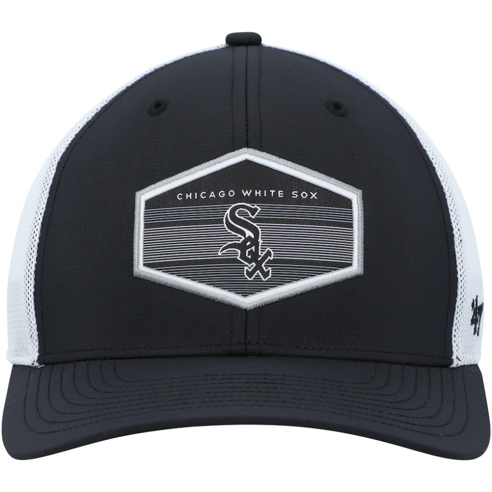 Chicago White Sox '47 Burgess Trucker Snapback Hat - Black/White Hats