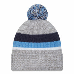 Tennessee Titans New Era Cuffed Knit Hat with Pom - Heather Gray Hats
