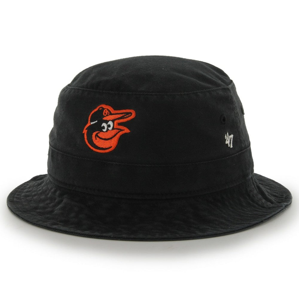 Baltimore Orioles '47 Primary Bucket Hat - Black Hats
