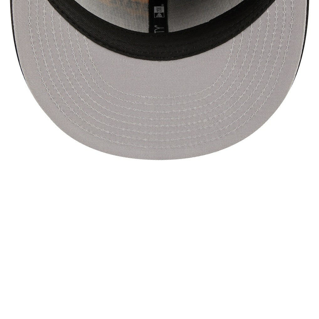 Golden State Warriors Pop Front 59FIFTY Fitted Hat Black/Royal - New Era