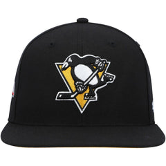 Pittsburgh Penguins '47 Sure Shot Captain Snapback Hat - Black | US 200021854