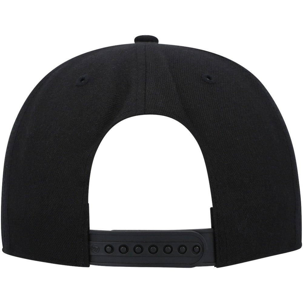 Pittsburgh Penguins '47 Sure Shot Captain Snapback Hat - Black | US 200021854